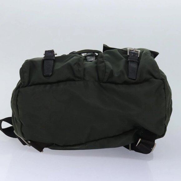 PRADA Backpack Nylon Khaki Auth bs16382 - Picture 5 of 16